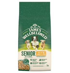 Karma dla psa JAMES WELLBELOVED Senior Monobiałkowa z indykiem 2 kg