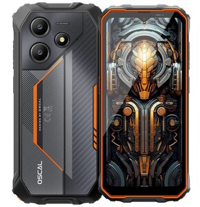 Smartfon OSCAL Marine 2 LTE 4/64GB 6.56" 90Hz Pomarańczowy