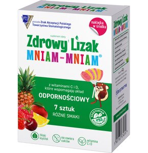 Lizak MNIAM-MNIAM (7 szt.) + Naklejka
