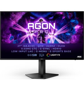 Monitor AOC Agon Pro AG276UZD 26.5" 2560x1440px 240Hz 0.03 ms [GTG]