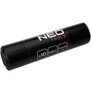 Worki na śmieci NEO TOOLS 15-988 240 L (10 sztuk) Czarny