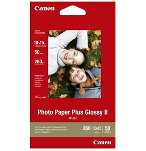Papier fotograficzny CANON Plus II 260g 10x15 cm PP-201 50 arkuszy
