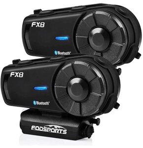 Interkom motocyklowy FODSPORTS FX8 (2 szt.)