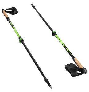 Kijki do nordic walking NILS NW8611 (93 - 125 cm) Czarno-zielony