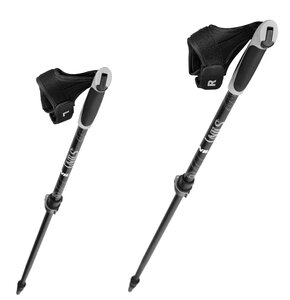 Kijki do nordic walking NILS NW8612 (93 - 125 cm) Czarno-szary