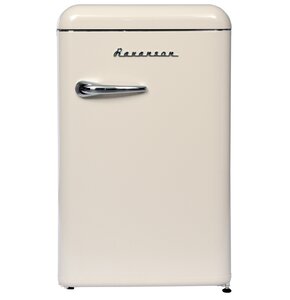 Lodówka RAVANSON LKK-120RC Retro 89.5cm Beżowa