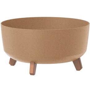 Donica PROSPERPLAST Gracia Low ECO Wood 6.8L Beżowy