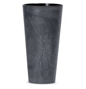 Donica PROSPERPLAST Tubus Slim Beton Effect DTUS400E-S433 64L Antracytowy