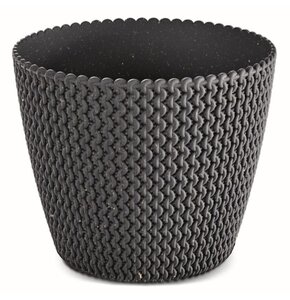 Doniczka PROSPERPLAST Splofy Eco Wood DSP260W-S433W 8L Antracytowy