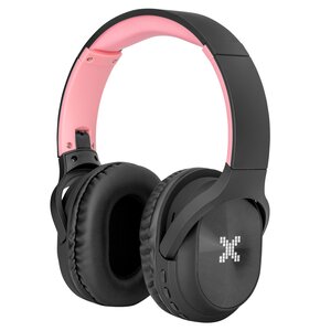 Słuchawki nauszne XMUSIC BTH106B Czarno-różowy