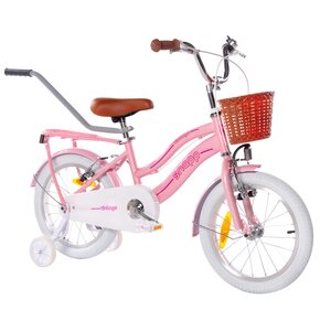 Rower dziecięcy HUFFY Retro Vintage 16 cali dla dziewczynki Perłowo-różowy