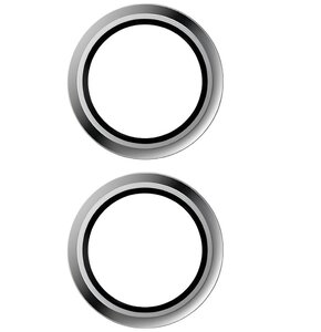 Szkło hartowane na obiektyw HAMMER GLASS Lens Protector do Apple iPhone 16/16 Plus Srebrny