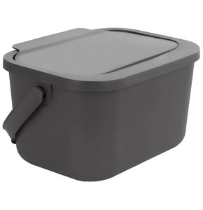 Kosz na śmieci PRACTIC Mini Bini 15110893 4.5L Szary