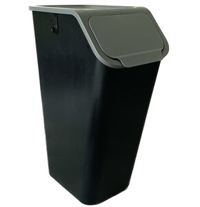 Kosz na śmieci do segregacji PRACTIC Bini 10103593 35L Czarno-szary