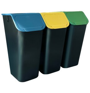 Kosz na śmieci do segregacji PRACTIC Bini 10103335 3x35L