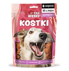 Przysmak dla psa PAN MIĘSKO Kostki Jagnięcina 100 g