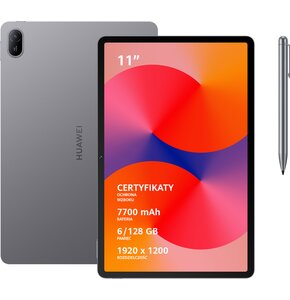 Tablet HUAWEI MatePad SE 11" 6/128 GB Wi-Fi Szary + Rysik