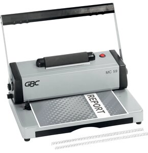 Bindownica GBC MC59 Spiralna, 20 dziurkowanych kartek, 450 oprawianych kartek