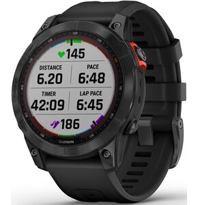 Zegarek sportowy GARMIN Fenix 7 Solar 47mm Czarny