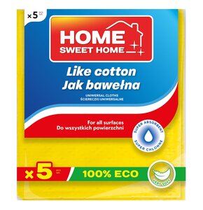 Ściereczki HOME SWEET HOME Jak Bawełna 5 szt.