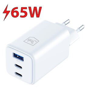 Ładowarka sieciowa 3MK Hyper GaN Charger 65W Biały
