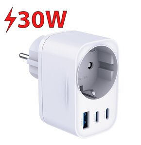 Ładowarka sieciowa 3MK Comfort Charger GaN 30W Biały