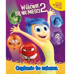 Książka Czytanie to zabawa Disney Pixar W głowie się nie mieści 2 Aline Lemay (twarda okładka)
