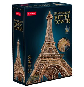 Puzzle 3D CUBIC FUN Wieża Eiffla 306-MC284H (314 elementów)
