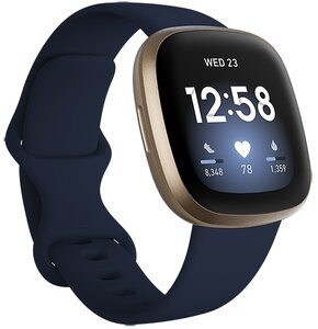 Smartwatch Google FITBIT Versa 3 Niebiesko-złoty