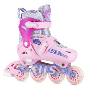 Rolki NILS EXTREME NA13102 (rozmiar 30-33) Różowy