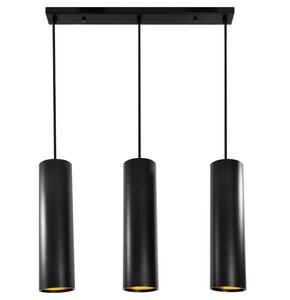 Lampa sufitowa GOLDLUX Lati-3 307583 Czarno-złoty