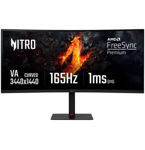 Monitor ACER Nitro XV345CURVBMIPHUZX 34" 3440x1440px 165Hz 1 ms [GTG] Curved