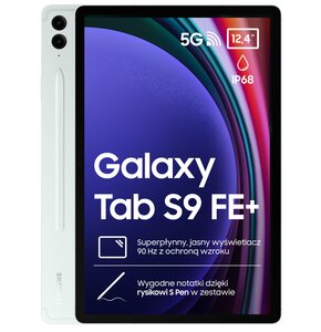 Tablet SAMSUNG Galaxy Tab S9 FE+ 12.4" 8/128 GB 5G Wi-Fi Zielony + Rysik S Pen