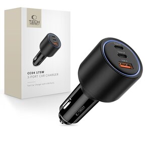 Ładowarka samochodowa TECH-PROTECT CC04 PD175W Czarny