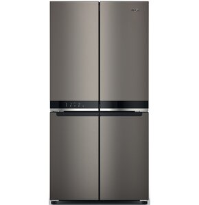 Lodówka WHIRLPOOL WQ9 U2BL EF Side by Side No Frost 187.4 Czarny/Inox