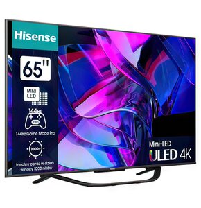 Telewizor HISENSE 65U7KQ 65" MINILED 4K 144 Hz VIDAA Dolby Atmos Dolby Vision HDMI 2.1