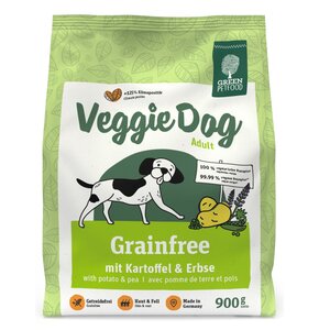 Karma dla psa GREEN PETFOOD VeggieDog Grain Free Adult z ziemniakami i groszkiem 900 g