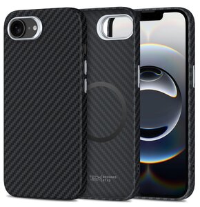 Etui TECH-PROTECT Ion Carbon MagSafe do Apple iPhone 16E Czarny
