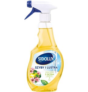 Płyn do mycia szyb i luster SIDOLUX Crystal Rajskie Jabłko z Ocetm 500 ml