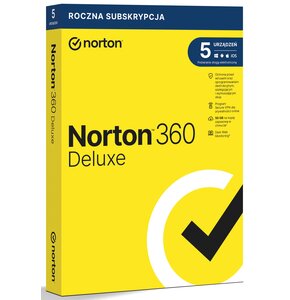 Antywirus NORTON 360 Deluxe 50GB 5 URZĄDZEŃ 1 ROK Kod aktywacyjny