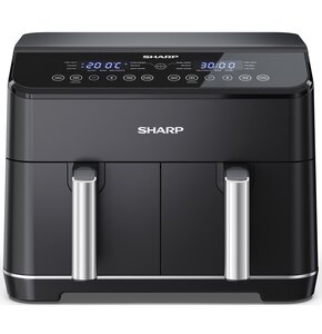 Air Fryer Frytkownica beztłuszczowa SHARP AF-GD82AE-B z podwójnym koszem