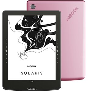 Czytnik e-booków INKBOOK Solaris 6", Podświetlany ekran, Wi-Fi, Bez reklam Różowy