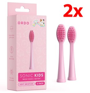 Oryginalna końcówka szczoteczki ORDO Sonic Kids Squishmallows Auggie Różowy (2 szt.)