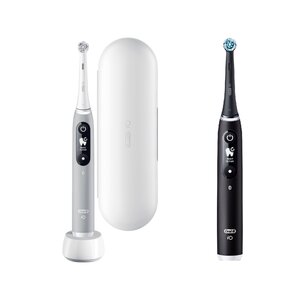 Szczoteczka magnetyczna ORAL-B iO 6 Szary + Szczoteczka magnetyczna ORAL-B iO 6 Czarny