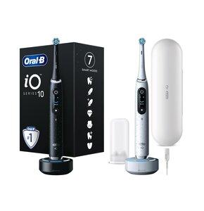 Szczoteczka magnetyczna ORAL-B iO 10 Czarny + Szczoteczka magnetyczna ORAL-B iO 10 Biały