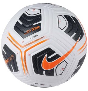 Piłka nożna NIKE Academy Biało-czarno-pomarańczowy (Rozmiar 4)