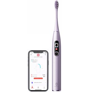 Szczoteczka soniczna OCLEAN X Pro Digital Fioletowy + Szczoteczka soniczna OCLEAN X Pro Digital Srebrny
