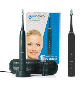 Szczoteczka soniczna OROMED ORO-BRUSH Zielony + Szczoteczka soniczna OROMED ORO-BRUSH Czarny