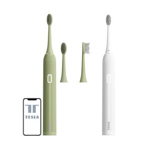 Szczoteczka soniczna TESLA TS200 Zielony + Szczoteczka soniczna TESLA TS200 Biały