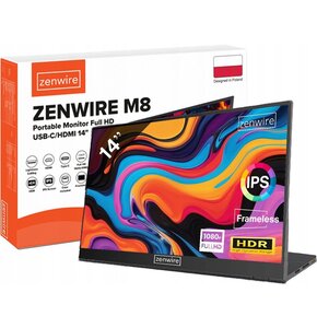 Monitor ZENWIRE M8 14" 1920x1080px IPS